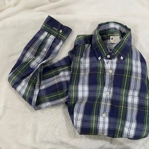 JCrew sunwashed Oxford long sleeve button up. Medium. Used in good condition.